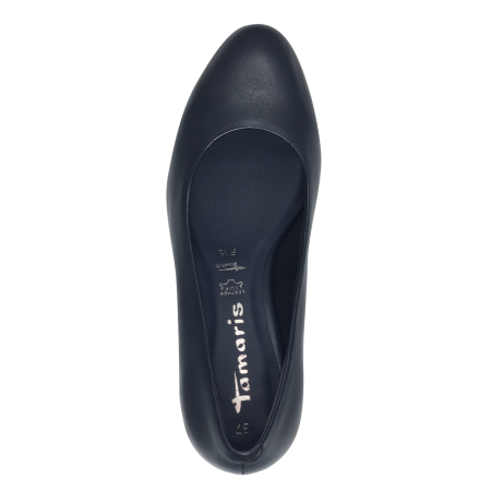 Туфли  Tamaris  синий  кожа Z-400393 фото в интернет-магазине | Omadey.ru