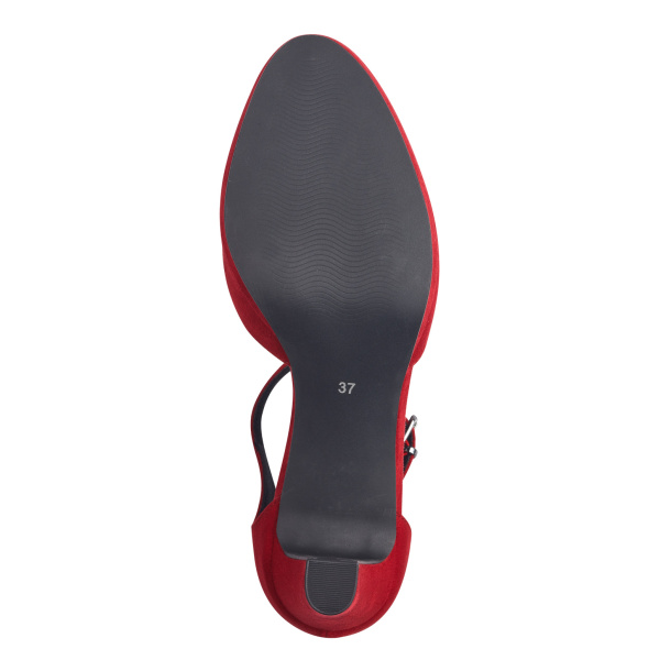 Фото Туфли  Marco Tozzi  красный  текстиль Z-400353