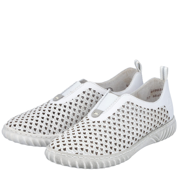 Фото Туфли Rieker белый кожа F-400185