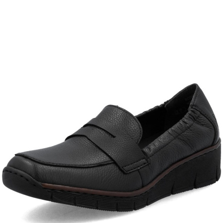 Туфли  Rieker  черный  кожа/кожа искусств. Z-400862 фото в интернет-магазине | Omadey.ru