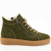 Ботинки  Rieker  зеленый  кожа Z-7666 фото в интернет-магазине | Omadey.ru