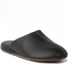 Домашние тапочки  Romer  черный  кожа Z-90668 фото в интернет-магазине | Omadey.ru