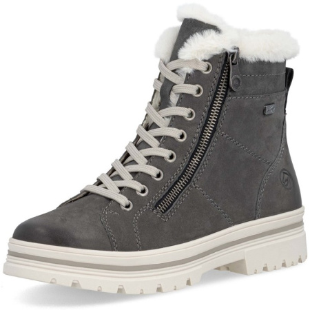 Ботинки  Remonte  серый  кожа/кожа искусств. Z-401061 фото в интернет-магазине | Omadey.ru