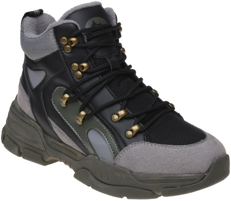 Ботинки  Grunberg  хаки  кожа искусств./оксфорд Z-8968 фото в интернет-магазине | Omadey.ru