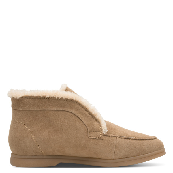 Фото Ботинки  Marco Tozzi  бежевый  кожа Z-401017