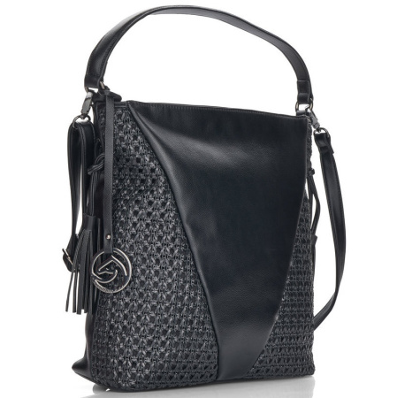 Сумка  Rieker  черный  кожа искусств. c10395 фото в интернет-магазине | Omadey.ru