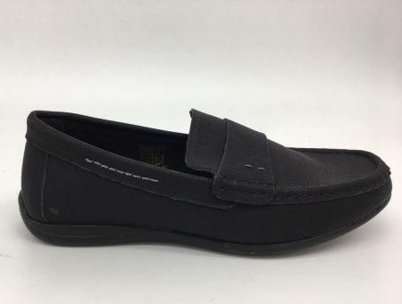 Туфли  Tesoro  черный  кожа Z-7485 фото в интернет-магазине | Omadey.ru