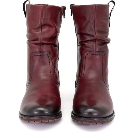 Полусапоги  Remonte  бордовый  кожа Z-8388 фото в интернет-магазине | Omadey.ru