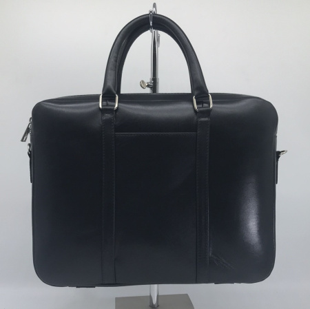 Портфель  Omadey  черный  кожа c09551 фото в интернет-магазине | Omadey.ru