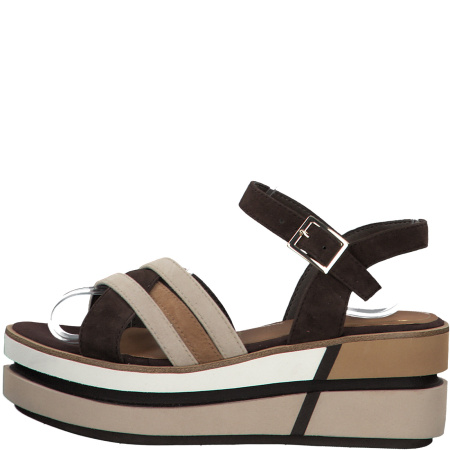 Босоножки  Tamaris  коричневый  кожа F-81061 фото в интернет-магазине | Omadey.ru