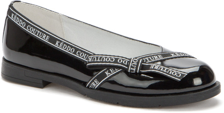 Туфли  Keddo  черный  кожа лаковая искусств. Z-100019 фото в интернет-магазине | Omadey.ru