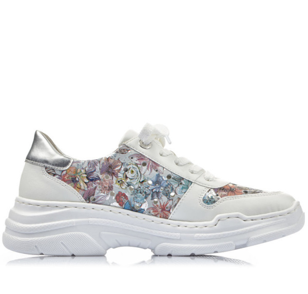 Фото Кроссовки  Rieker  мультицвет  кожа/кожа искусств. F-81049