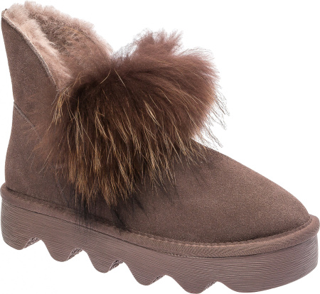 Полусапоги  Keddo  коричневый  замша Z-8856 фото в интернет-магазине | Omadey.ru