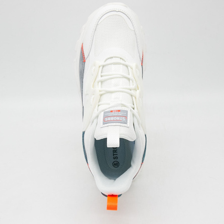 Кроссовки  Strobbs  белый  кожа/кожа искусств./текстиль F-90400 фото в интернет-магазине | Omadey.ru