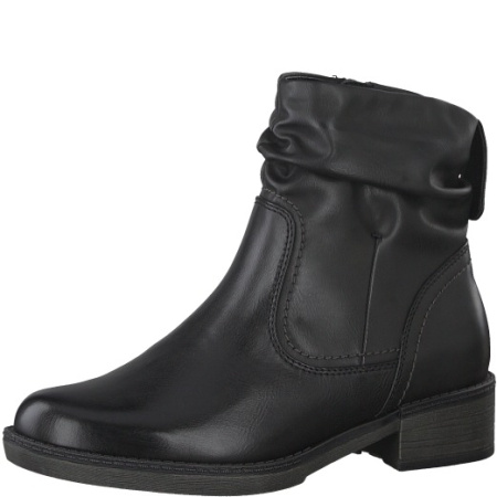 Ботинки  Tamaris  черный  кожа искусств. Z-8889 фото в интернет-магазине | Omadey.ru