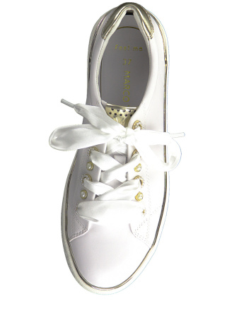 Кеды  Marco Tozzi  белый  кожа искусств. F-7386 фото в интернет-магазине | Omadey.ru