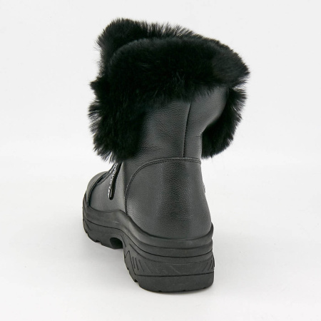 Ботинки  Baden  черный  кожа Z-8830 фото в интернет-магазине | Omadey.ru