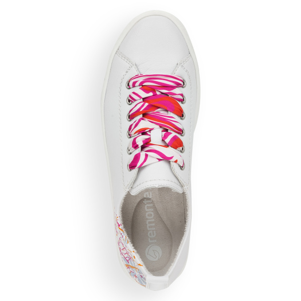 Фото Кеды  Remonte  белый  кожа/кожа искусств. F-100122