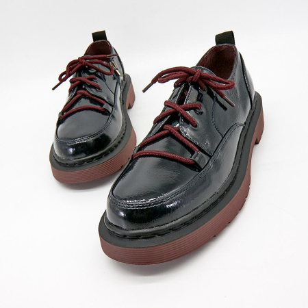 Туфли  Betsy  синий  кожа лаковая искусств. Z-100041 фото в интернет-магазине | Omadey.ru