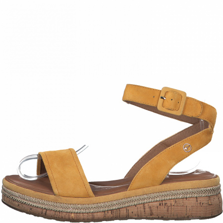 Сандалии  Tamaris  желтый  кожа F-90752 фото в интернет-магазине | Omadey.ru