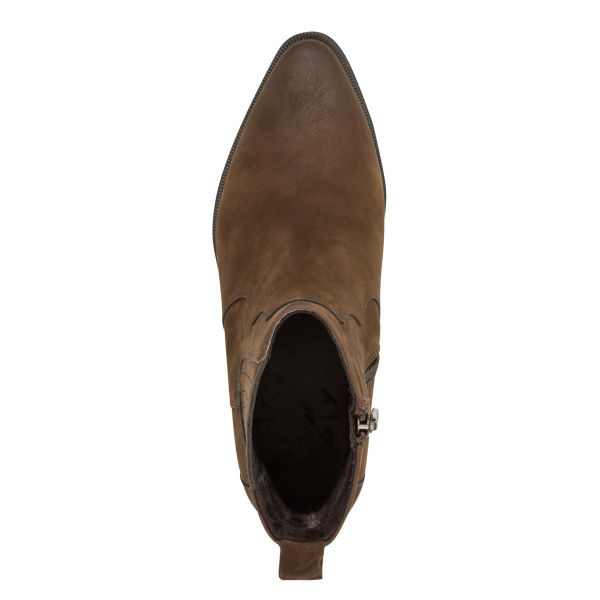 Фото Ботинки  Marco Tozzi  коричневый  кожа Z-400987