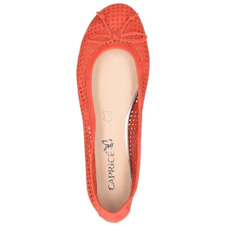 Балетки  Caprice  коралловый  кожа F-80527 фото в интернет-магазине | Omadey.ru Балетки  Caprice  коралловый  кожа F-80527 фото в интернет-магазине | Omadey.ru