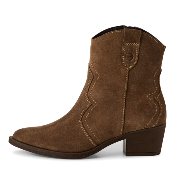 Фото Ботинки Tamaris  коричневый  кожа  Z-400958