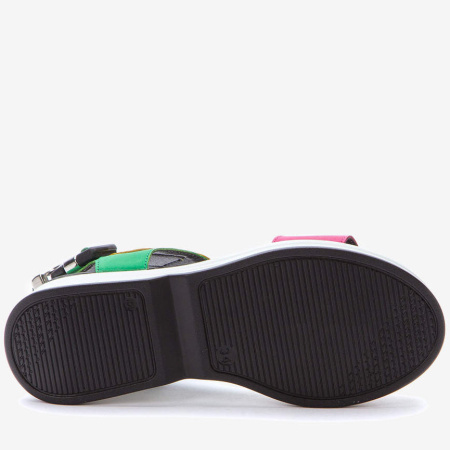 Сандалии  Keddo  фуксия  нубук искуств. F-90593 фото в интернет-магазине | Omadey.ru