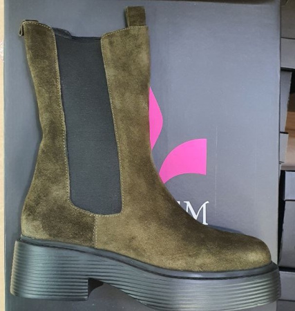 Ботинки  Dakkem  хаки  замша Z-100375 фото в интернет-магазине | Omadey.ru