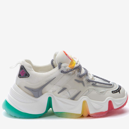 Кроссовки  Keddo  белый  кожа искусств./текстиль F-90721 фото в интернет-магазине | Omadey.ru