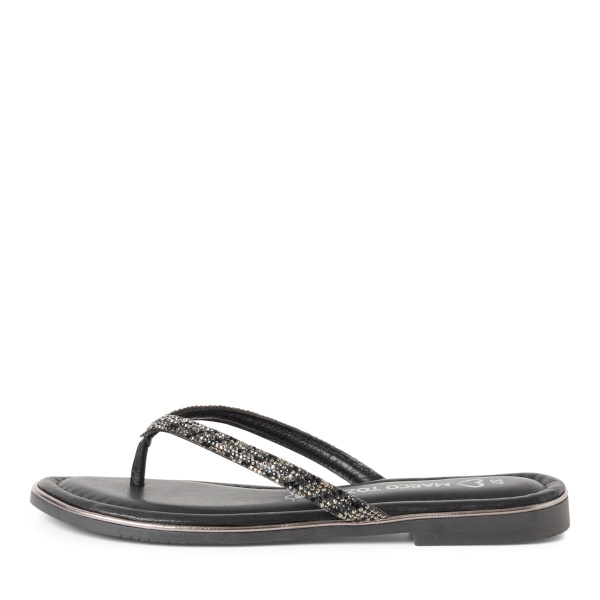 Фото Вьетнамки  Marco Tozzi  черный  текстиль F-401250