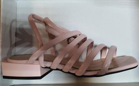 Босоножки  Dakkem  пудра  кожа F-90269 фото в интернет-магазине | Omadey.ru