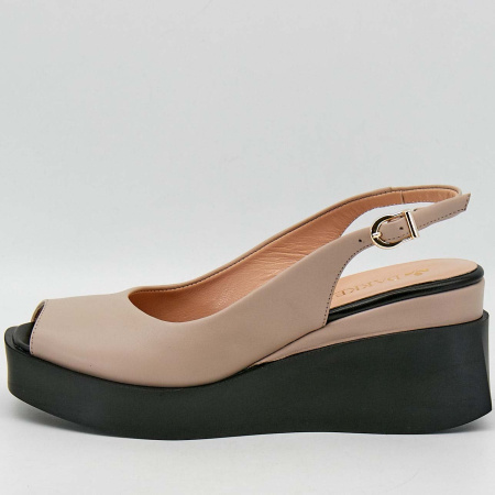 Босоножки  Dakkem  бежевый  кожа F-90515 фото в интернет-магазине | Omadey.ru