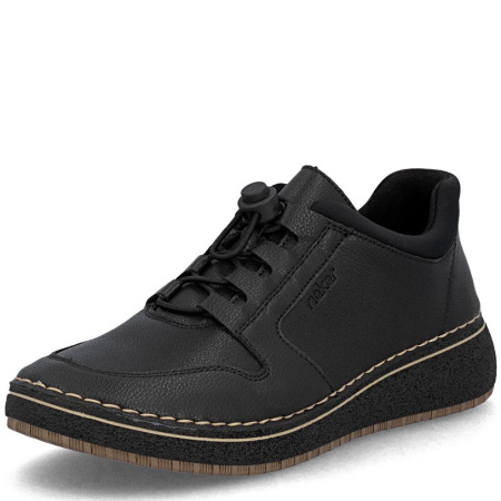 Туфли  Rieker  черный  кожа/кожа искусств. Z-400880 фото в интернет-магазине | Omadey.ru