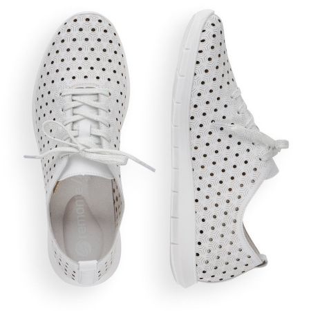 Туфли  женские Remonte  белый  кожа F-90525 фото в интернет-магазине | Omadey.ru