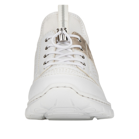 Кроссовки  Rieker  белый  кожа искусств./текстиль F-400167 фото в интернет-магазине | Omadey.ru