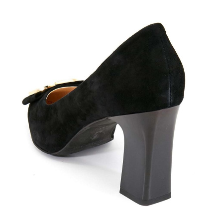 Туфли  Cavaletto  черный  велюр F-80508 фото в интернет-магазине | Omadey.ru