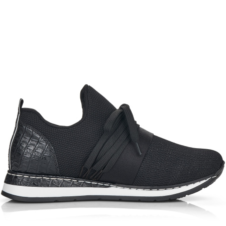 Кроссовки  Rieker  черный  кожа искусств./текстиль Z-100101 фото в интернет-магазине | Omadey.ru