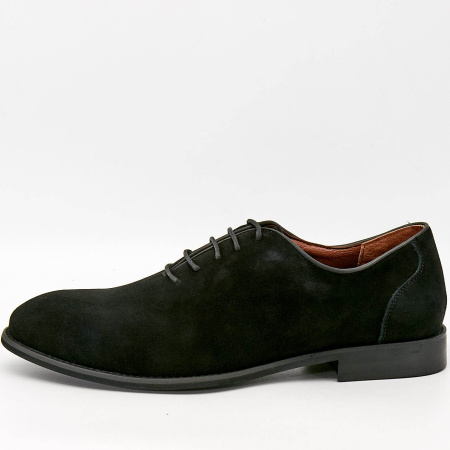 Туфли  Mirco Osvaldo  черный  замша Z-100673 фото в интернет-магазине | Omadey.ru