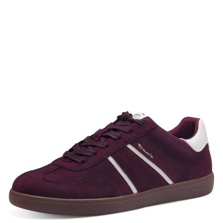 Кеды  Tamaris  бордовый  кожа Z-400295 фото в интернет-магазине | Omadey.ru