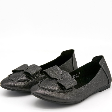 Туфли  Betsy  серебряный  кожа искусств. Z-8129 фото в интернет-магазине | Omadey.ru