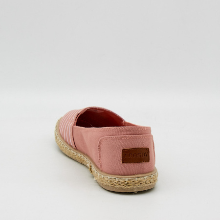 Слипоны  Crosby  пудра  текстиль F-90416 фото в интернет-магазине | Omadey.ru