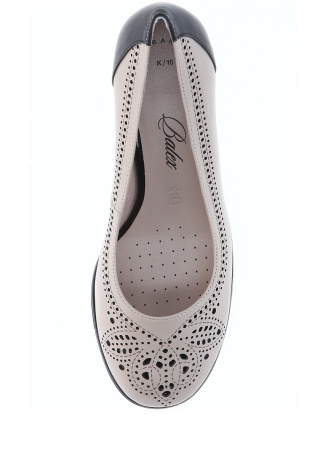 Туфли  Balex  бежевый  кожа F-7410 фото в интернет-магазине | Omadey.ru