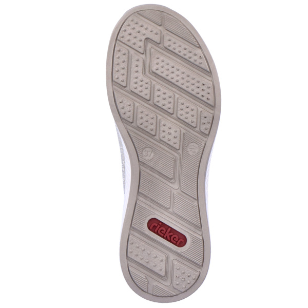 Фото Кроссовки  Rieker  серебряный  кожа искусств./текстиль F-400193