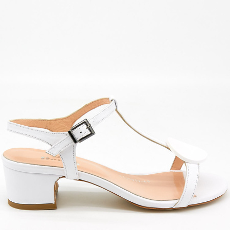 Босоножки  Derem  белый  кожа F-80560 фото в интернет-магазине | Omadey.ru
