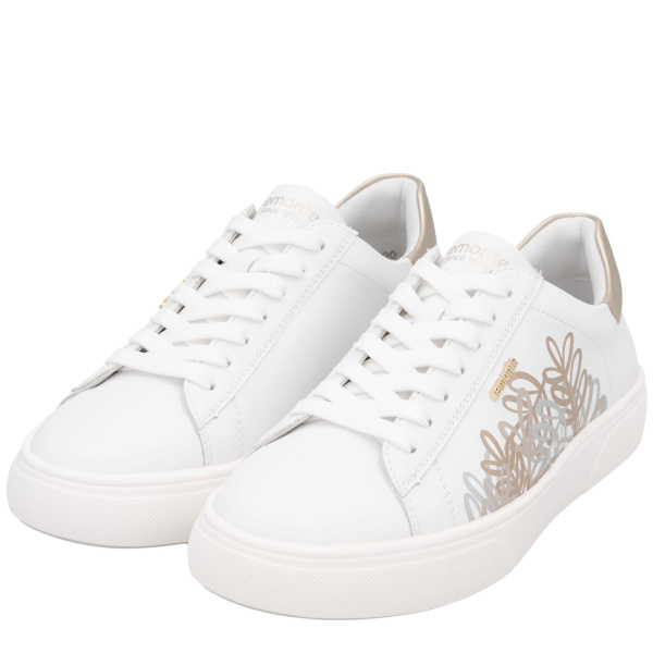 Фото Кроссовки  Remonte  белый кожа F-400462 Фото Кроссовки  Remonte  белый кожа F-400462