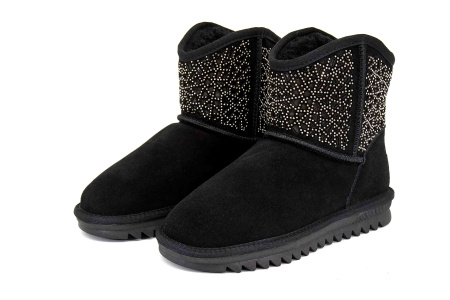 Полусапоги  Baden  черный  кожа Z-8704 фото в интернет-магазине | Omadey.ru