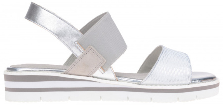 Сандалии  Caprice  серебряный  кожа F-70866 фото в интернет-магазине | Omadey.ru