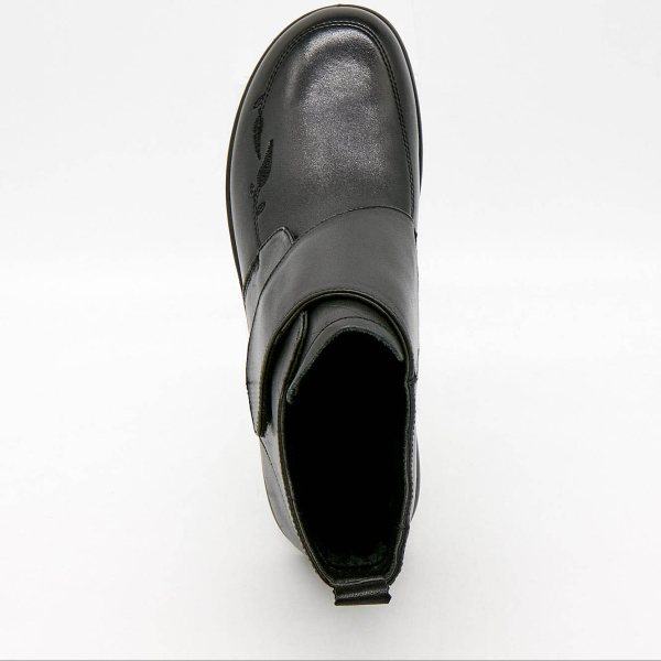 Фото Ботинки  Bonavi  черный  кожа Z-100432