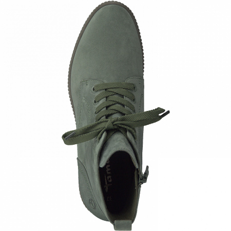 Ботинки  Tamaris  зеленый  кожа Z-100470 фото в интернет-магазине | Omadey.ru